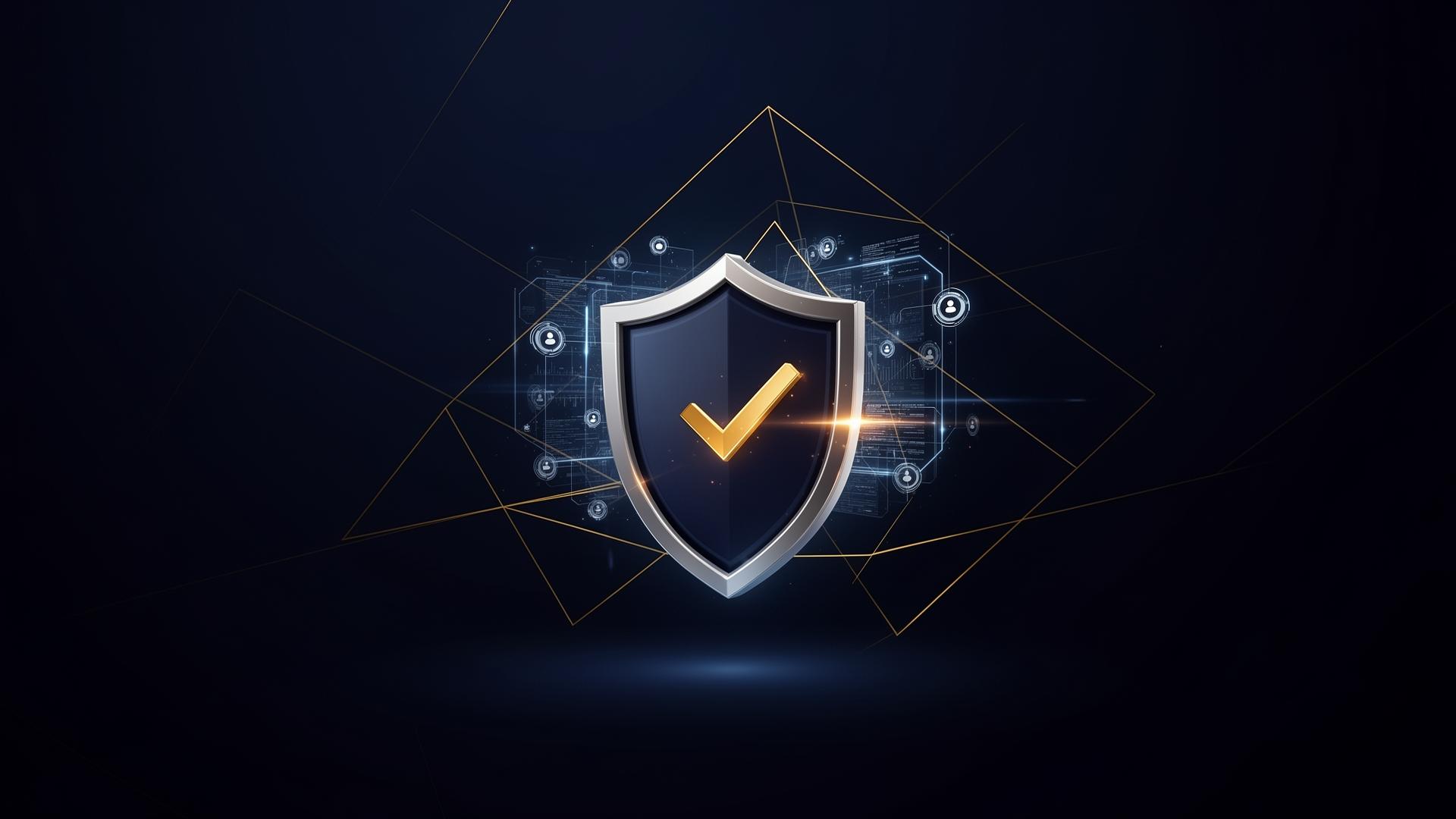 Verified accounts and KYC security illustration